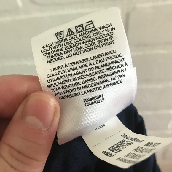 Adidas Navy and red Tennis prep Stripes Blokettecore Skort Girl Size 6X - Picture 6 of 7